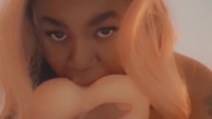 Sexy BBW Eating Sex Doll’s Pussy & Milking Her Tits