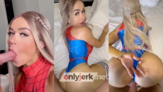 WoodBaby – BG Doggy Fuck In Spider Girl Cosplay Video Leaked